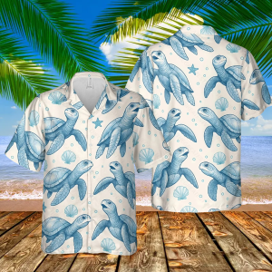 Turtle Tropical Hawaiian Shirt