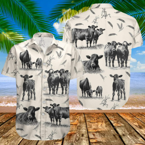 Cow Family Hawaiian Shirt