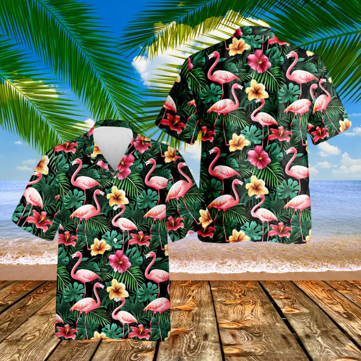 Pink Flamingo Hawaiian Shirt