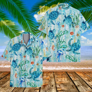 Ocean Sea Turtle Hawaiian Shirt