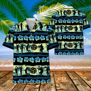 Palm Tree Volleyball Hawaiian Shirt