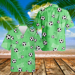 Soccer Green Sports Lover Hawaiian Shirt