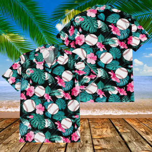 Tropical Baseball Hawaiian Shirt